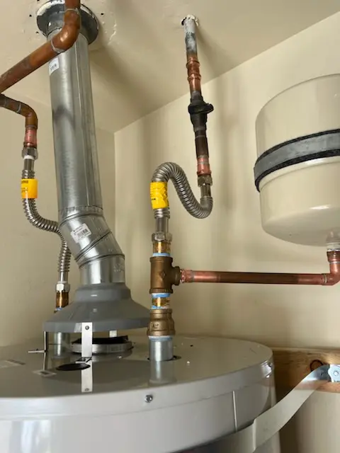 Water heater installation and plumbing repair in West Athens