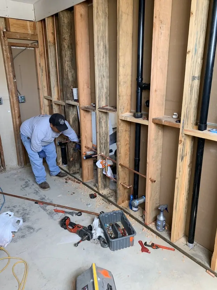 Commercial rough-in plumbing for Water Heater Replacement in West Athens